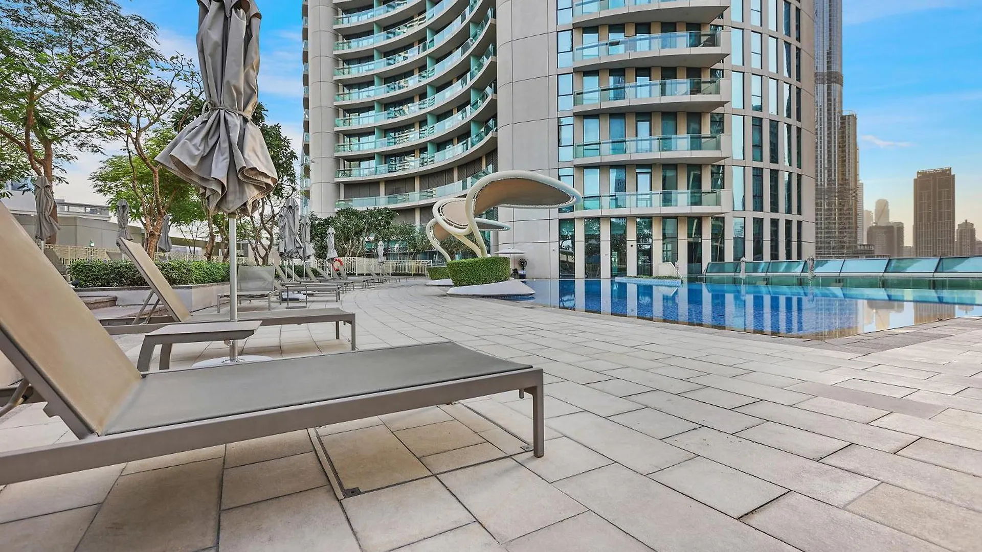 First Class 2Br With Full Dubai Skyline & Sea View Appartement