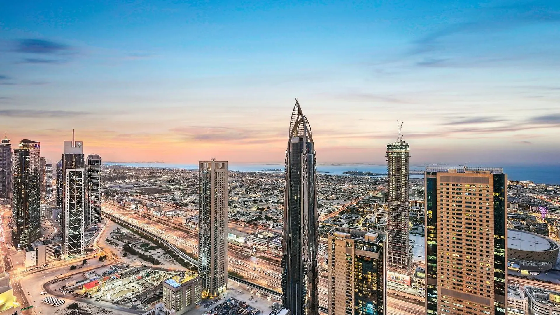 Appartement First Class 2Br With Full Dubai Skyline & Sea View Émirats arabes unis
